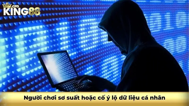 Người chơi sơ suất hoặc cố ý lộ dữ liệu cá nhân